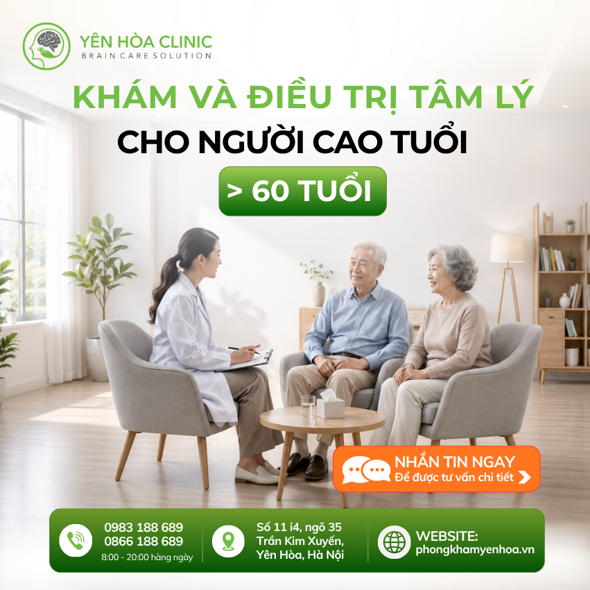 Khám và điều trị tâm lý cho người cao tuổi
